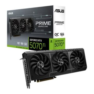 ASUS PRIME NVIDIA GeForce RTX 5070 Ti 16GB OC Blackwell Graphics Card