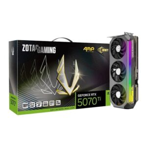 ZOTAC NVIDIA GeForce RTX 5070 Ti AMP EXTREME INFINITY 16GB RGB Blackwell Graphics Card