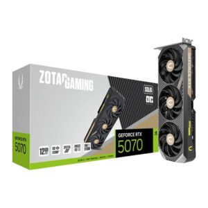 ZOTAC NVIDIA GeForce RTX 5070 SOLID OC 12GB Blackwell Graphics Card