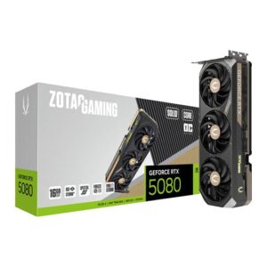 ZOTAC NVIDIA GeForce RTX 5080 SOLID CORE OC 16GB Blackwell Graphics Card