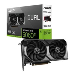ASUS NVIDIA GeForce RTX 5060 Ti DUAL 16GB Blackwell Graphics Card
