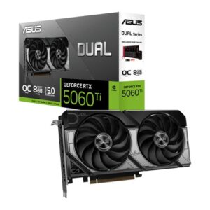 ASUS NVIDIA GeForce RTX 5060 Ti DUAL OC 8GB Blackwell Graphics Card