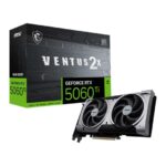 MSI NVIDIA GeForce RTX 5060 Ti 16GB VENTUS 2X OC PLUS Blackwell Graphics Card