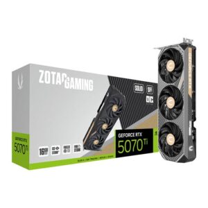ZOTAC NVIDIA GeForce RTX 5070 Ti SOLID SFF OC 16GB Blackwell Graphics Card