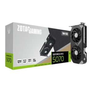 ZOTAC NVIDIA GeForce RTX 5070 Twin Edge 12GB Blackwell Graphics Card
