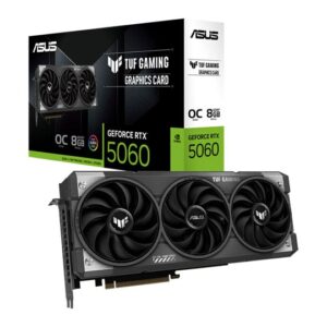 ASUS NVIDIA GeForce RTX 5060 8GB TUF GAMING OC Blackwell Graphics Card