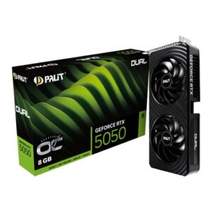 Palit NVIDIA GeForce RTX 5050 DUAL OC 8GB Blackwell Graphics Card