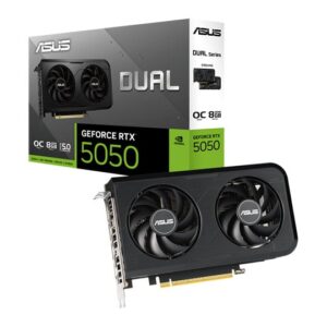 ASUS DUAL NVIDIA GeForce RTX 5050 8GB OC Blackwell Graphics Card