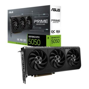 ASUS PRIME NVIDIA GeForce RTX 5050 OC Edition 8GB Blackwell Graphics Card