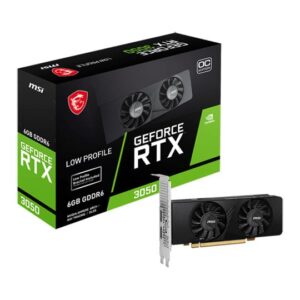MSI NVIDIA GeForce RTX 3050 LP 6G OC Ampere Graphics Card