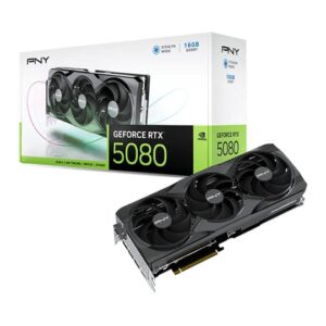 PNY NVIDIA GeForce RTX 5080 16GB Triple Fan Blackwell Graphics Card