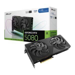 PNY NVIDIA GeForce RTX 5080 SLIM 16GB GDDR7 Graphics Card