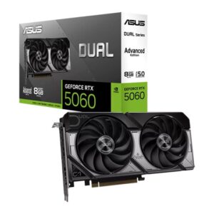 ASUS NVIDIA GeForce RTX 5060 DUAL OC Advanced Edition 8GB Blackwell Graphics Card